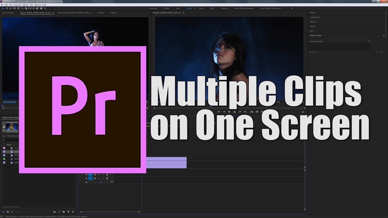 adobe premiere transition over multiple clips